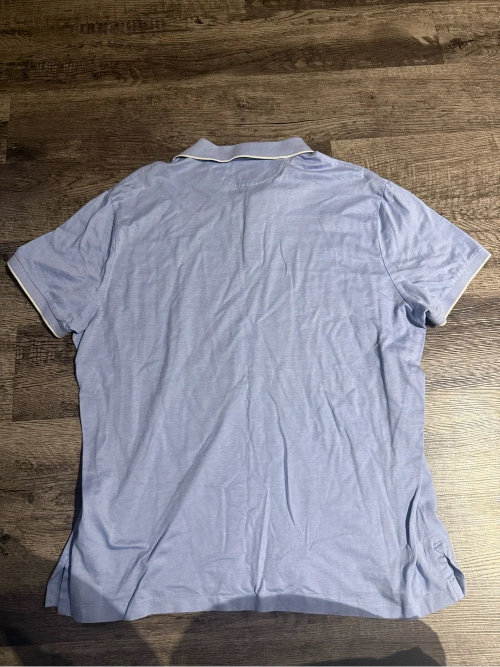 Ralph Lauren Light Blue Polo with White Trim